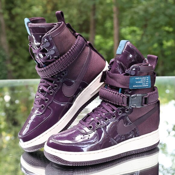 Nike SF Air Force 1 Premium Port Wine - Picture 5 of 14